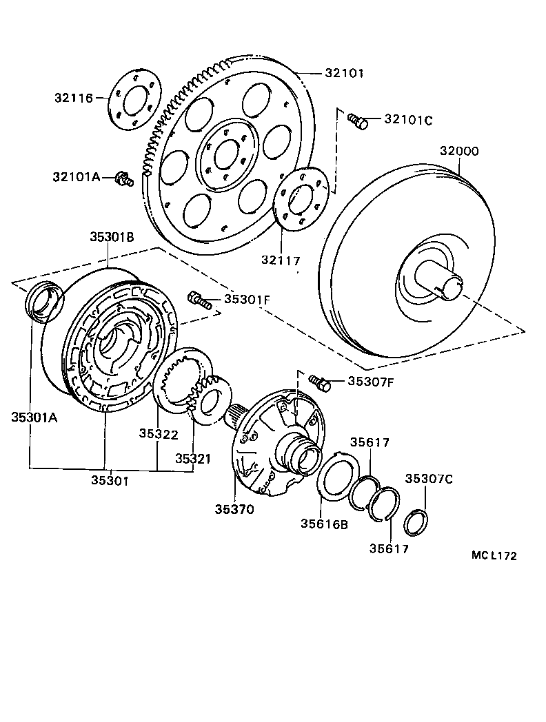 32000-12190 CONVERTER ASSY, TORQUE product image