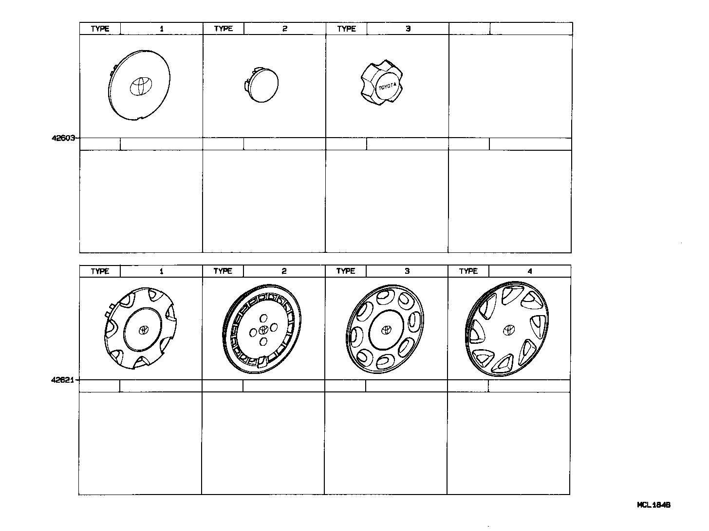 42603-16290 ORNAMENT SUB-ASSY, WHEEL HUB product image