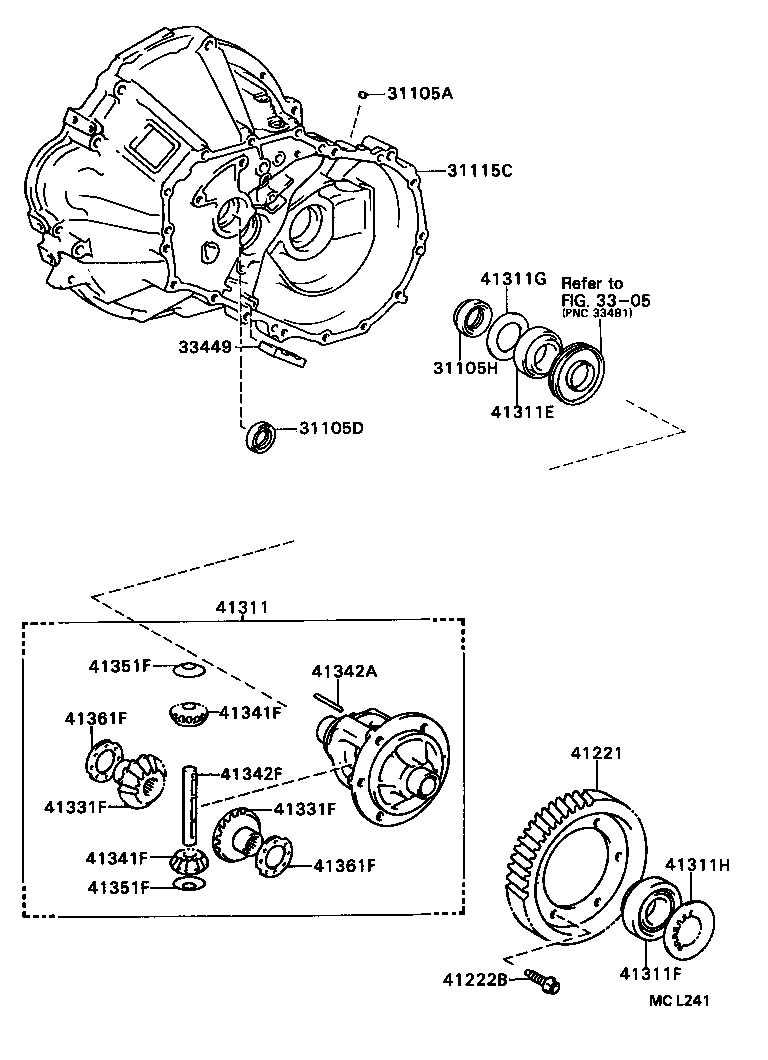 90366-30037 BEARING, TAPERED ROLLER (FOR FRONT DRIVE PINION FRONT) product image