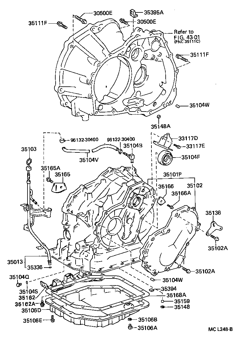 35013-16070 TUBE SUB-ASSY, TRANSMISSION OIL FILLER product image