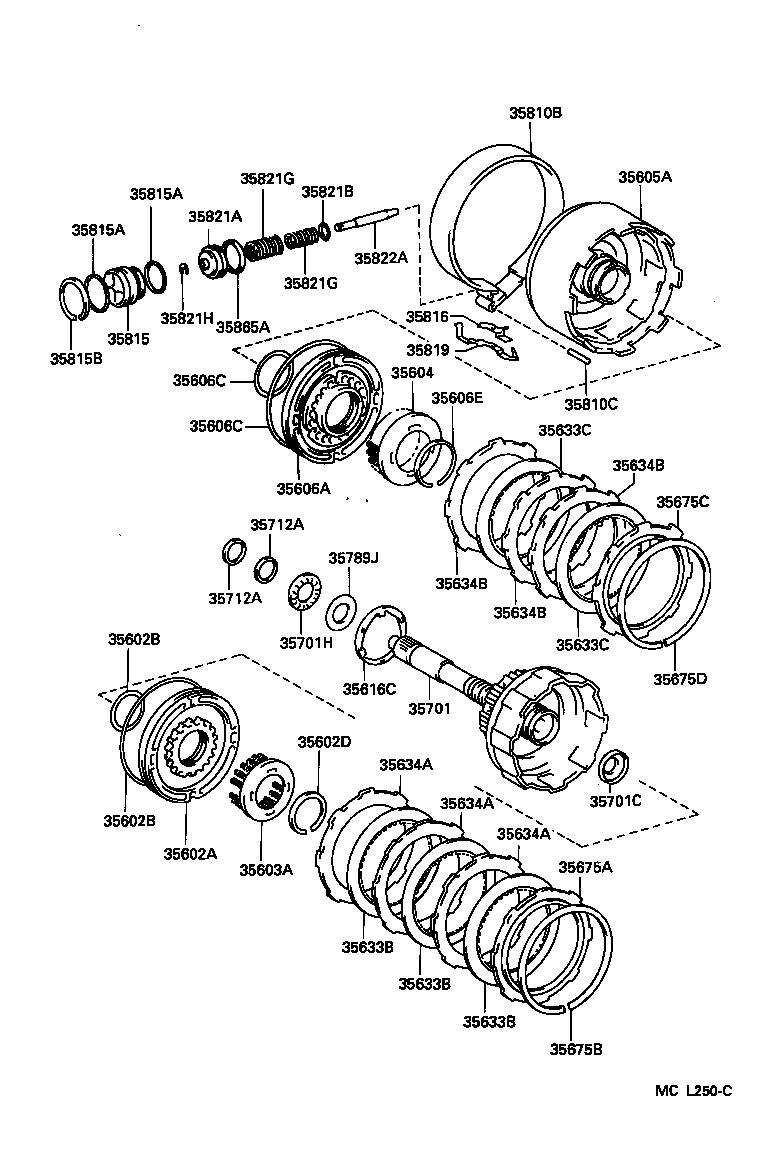 Toyota 35634-12040 PLATE, CLUTCH (FOR FORWARD MULTIPLE DISC CLUTCH)