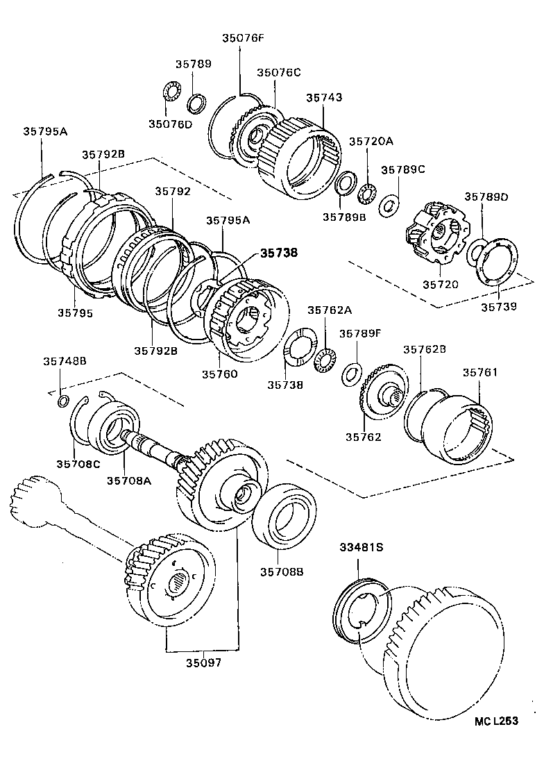 35720-12030 GEAR ASSY, FRONT PLANETARY product image