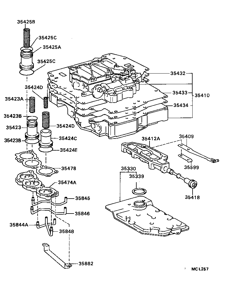 90501-26002 SPRING, COMPRESSION (FOR C-1 ACCUMULATOR PISTON) product image