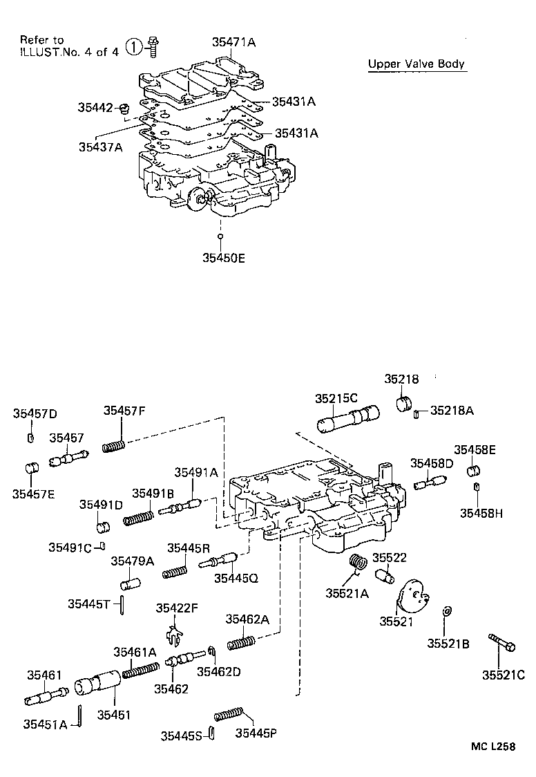 90501-26002 SPRING, COMPRESSION (FOR C-1 ACCUMULATOR PISTON) product image