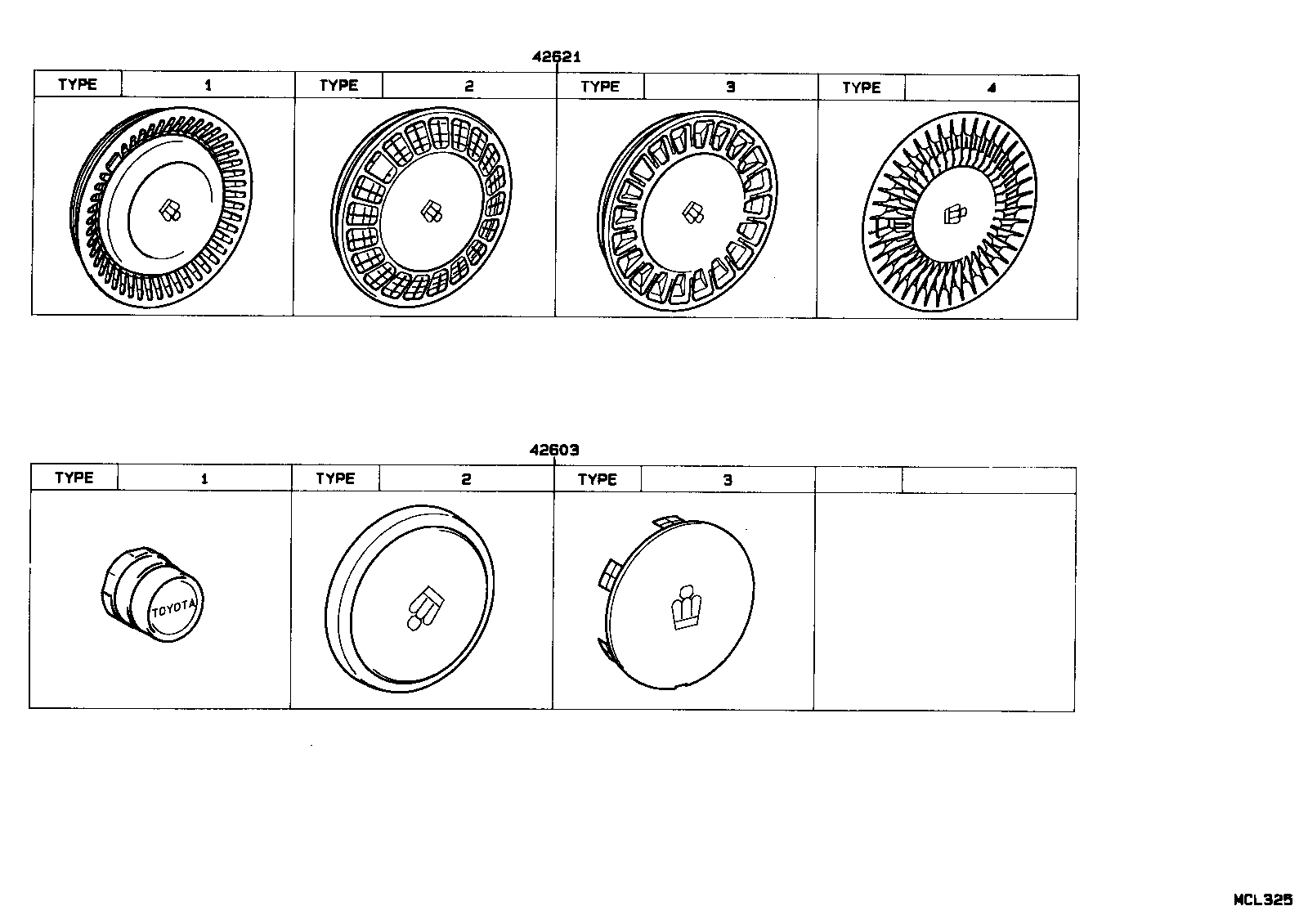 42611-30540 WHEEL, DISC product image