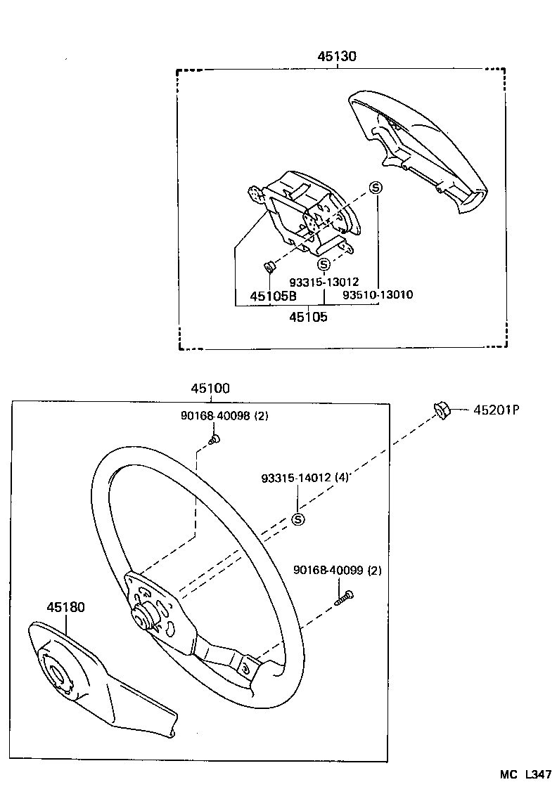 45130-26181-03 BUTTON ASSY, HORN product image