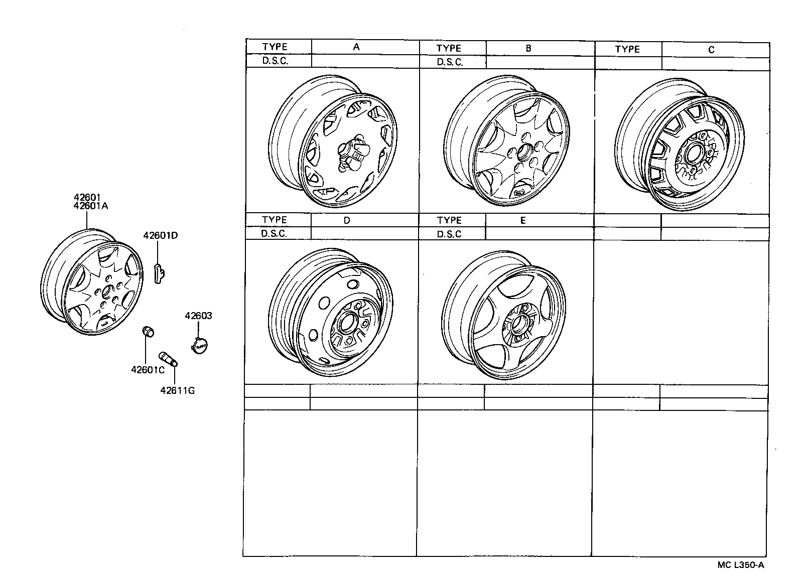 42611-14740 WHEEL, DISC product image