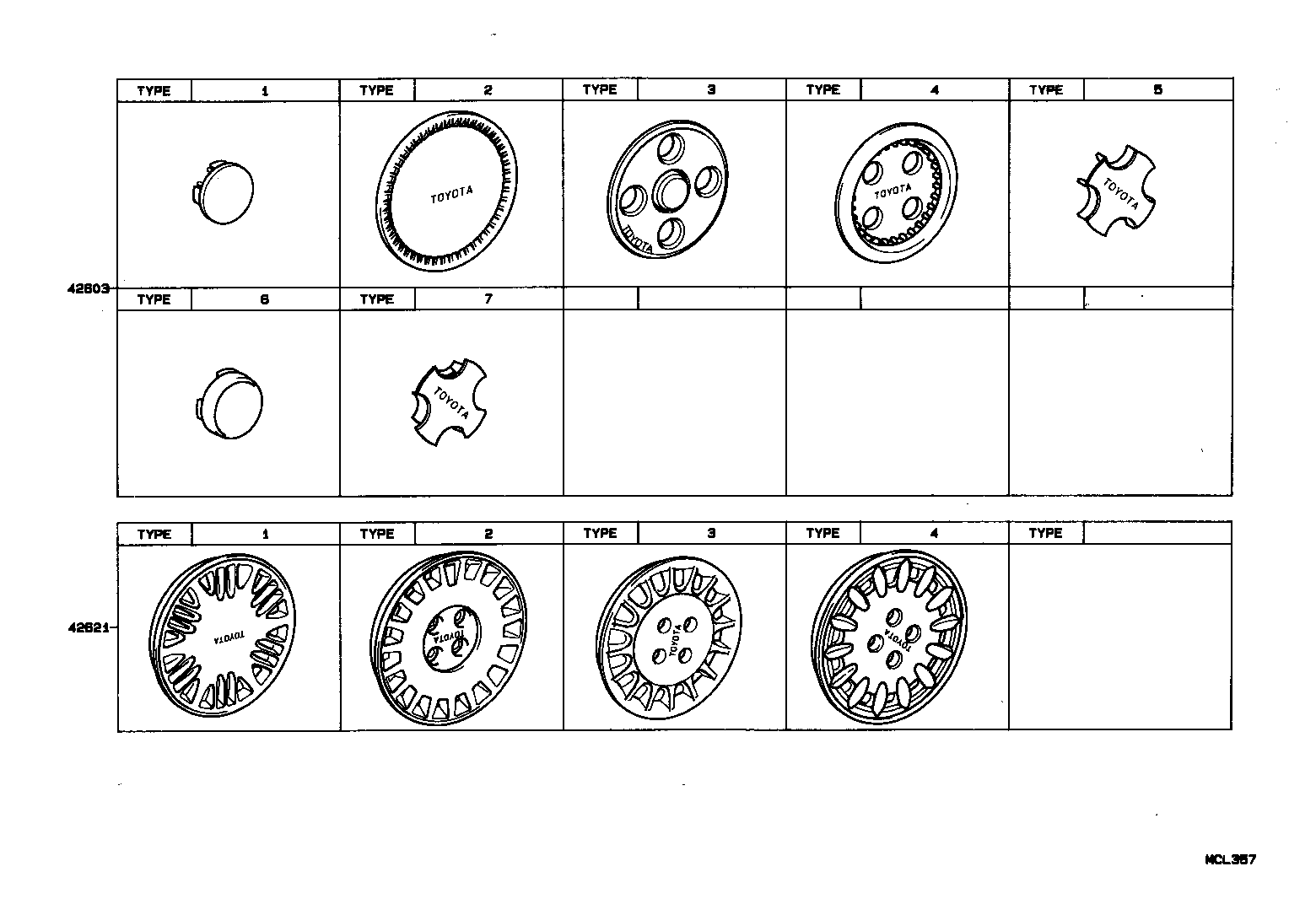 42602-12150-07 CAP, WHEEL product image