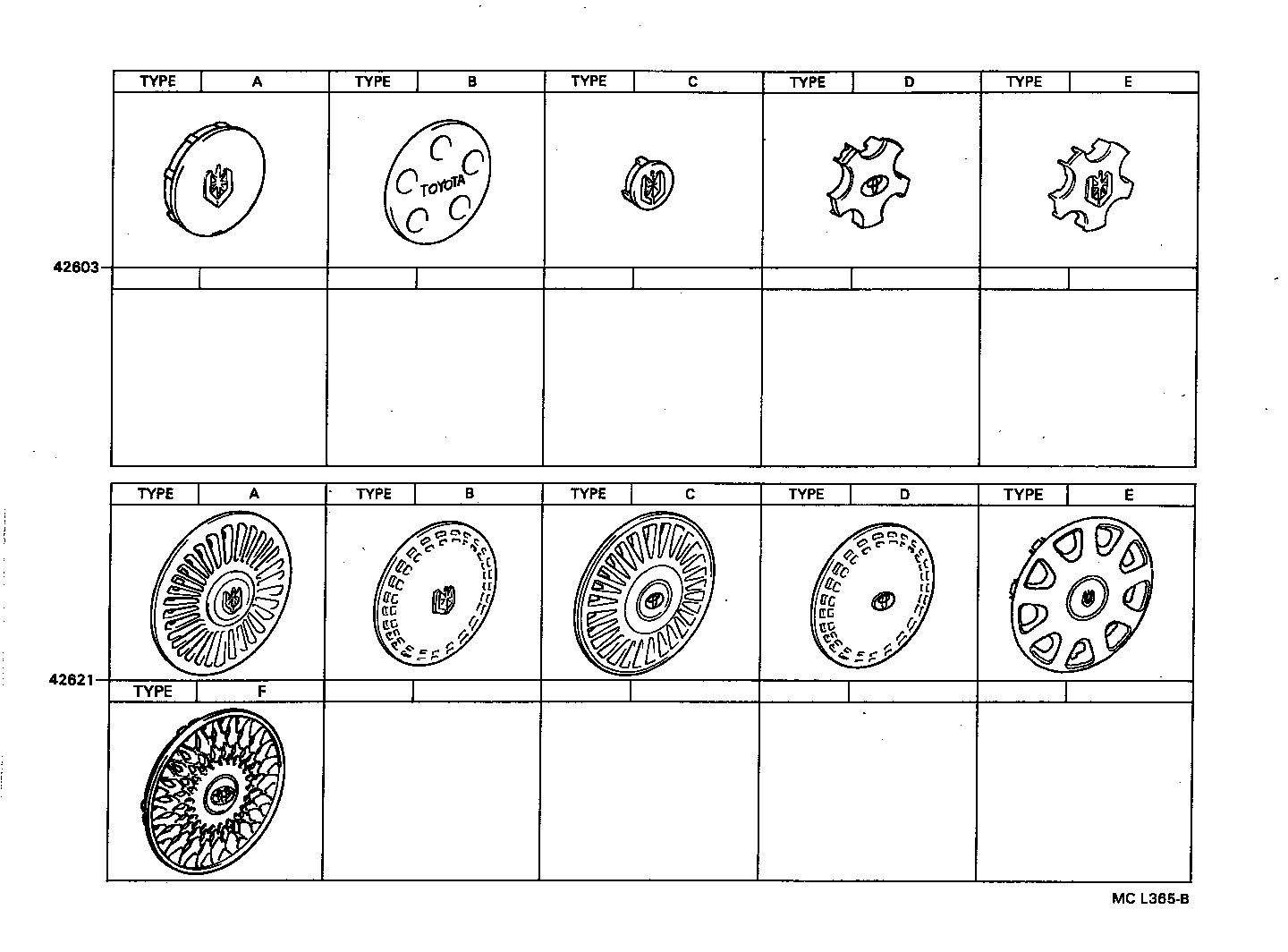 42602-22110 CAP, WHEEL product image