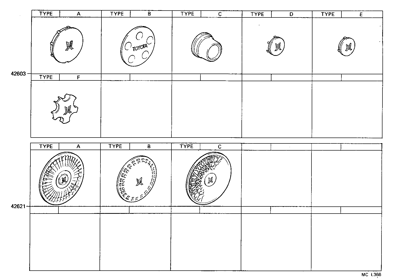 42602-22170 CAP, WHEEL product image