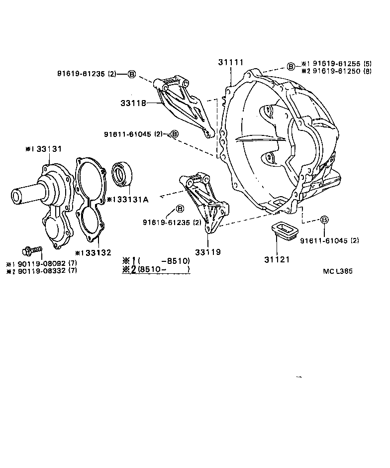 33111-36070 CASE, MANUAL TRANSMISSION product image
