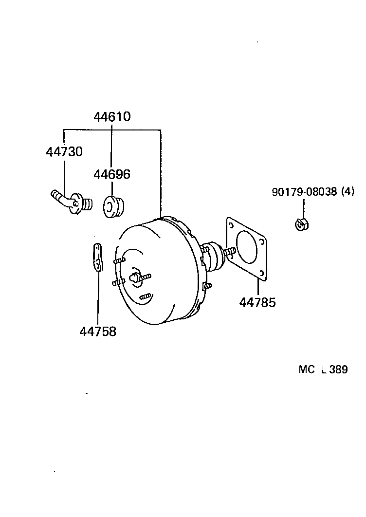 44778-60060 HOSE, CONNECTOR TO CHECK VALVE product image