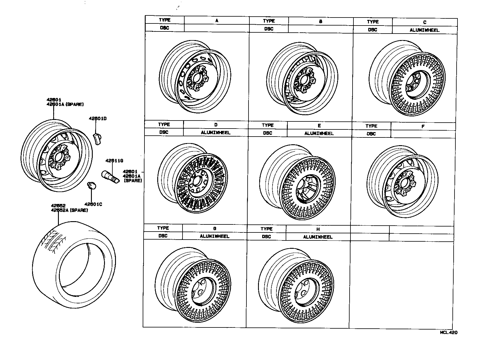42652-30180 TIRE product image