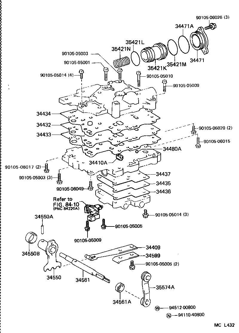 34430-35020 BODY ASSY, TRANSFER LOWER VALVE, NO.1 product image