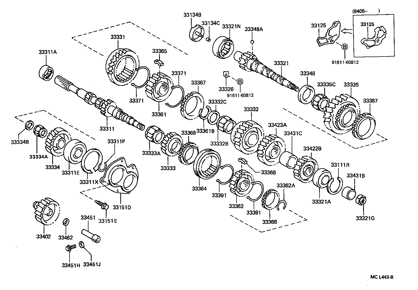 33035-20100 GEAR, 4TH product image