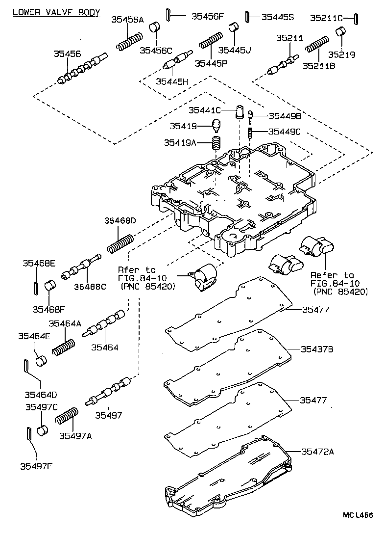 90501-26002 SPRING, COMPRESSION (FOR C-1 ACCUMULATOR PISTON) product image