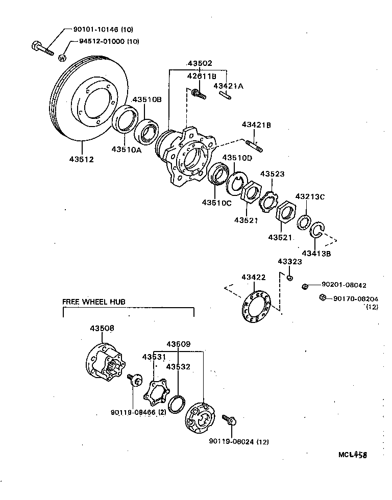 42323-60010 WASHER, CONE (FOR FRONT AXLE SHAFT) product image