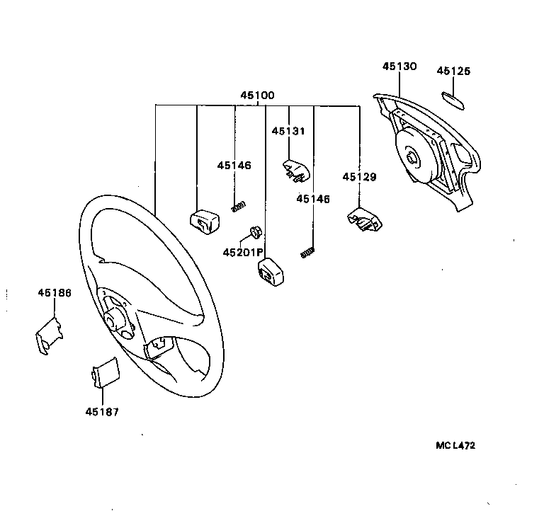 45105-22140 PLATE SUB-ASSY, HORN BUTTON CONTACT, NO.1 product image