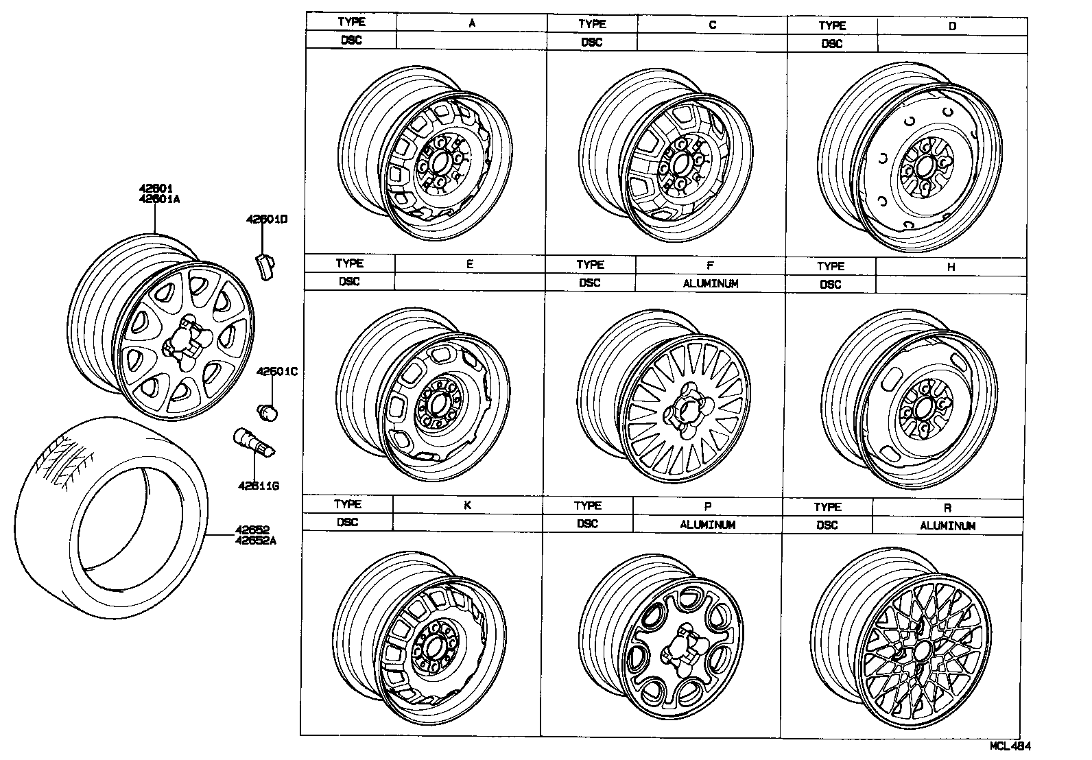 42652-12740 TIRE product image