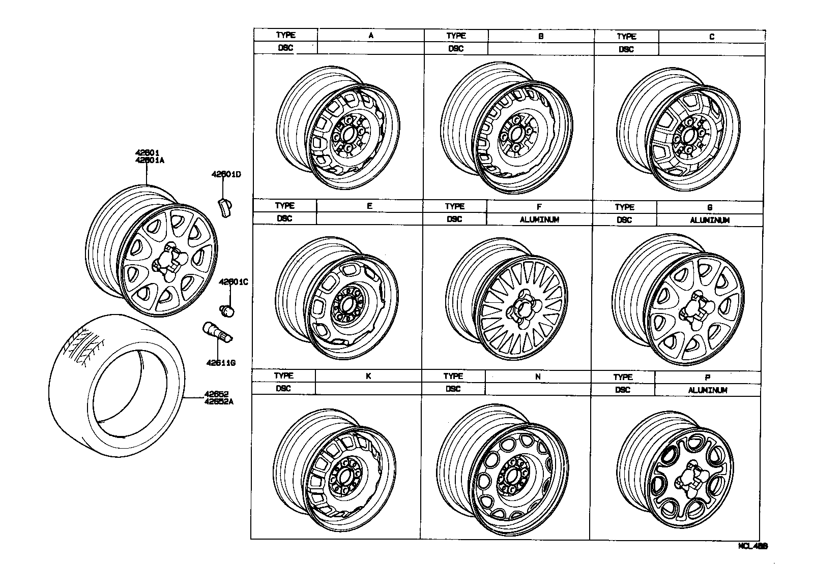 42605-20100 TIRE product image