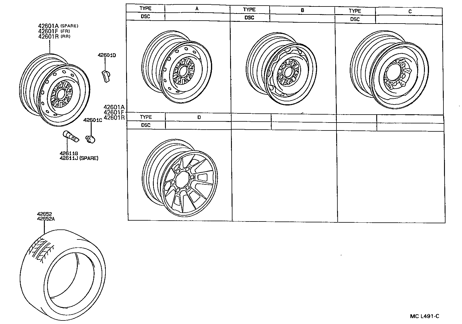 42652-26211 TIRE product image