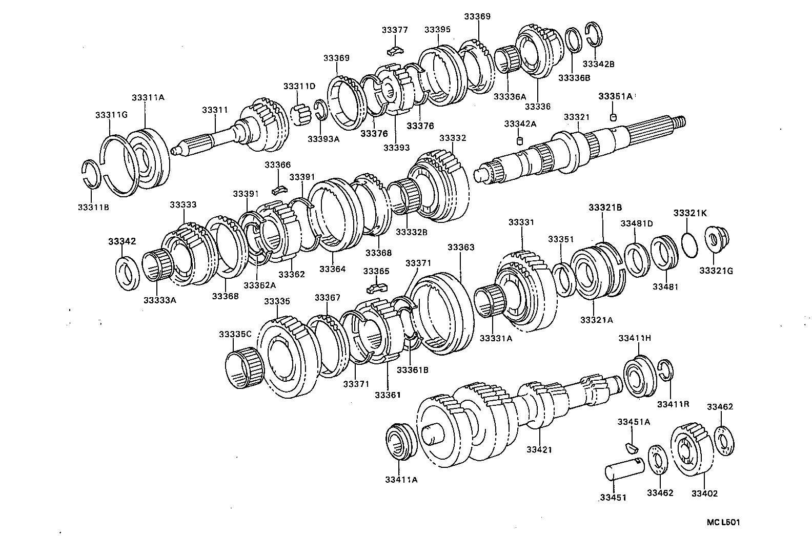 33034-36040 GEAR, 3RD product image