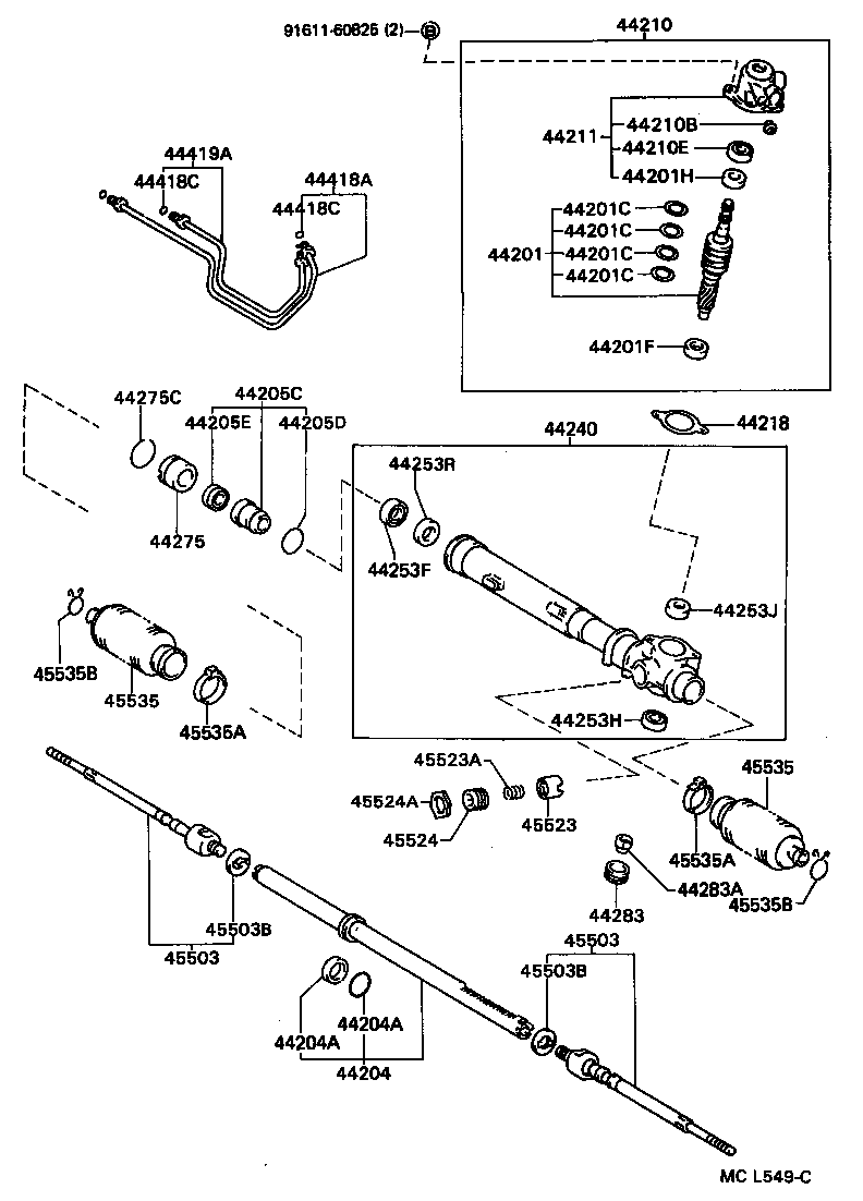 44210-17030 VALVE ASSY, POWER STEERING CONTROL product image