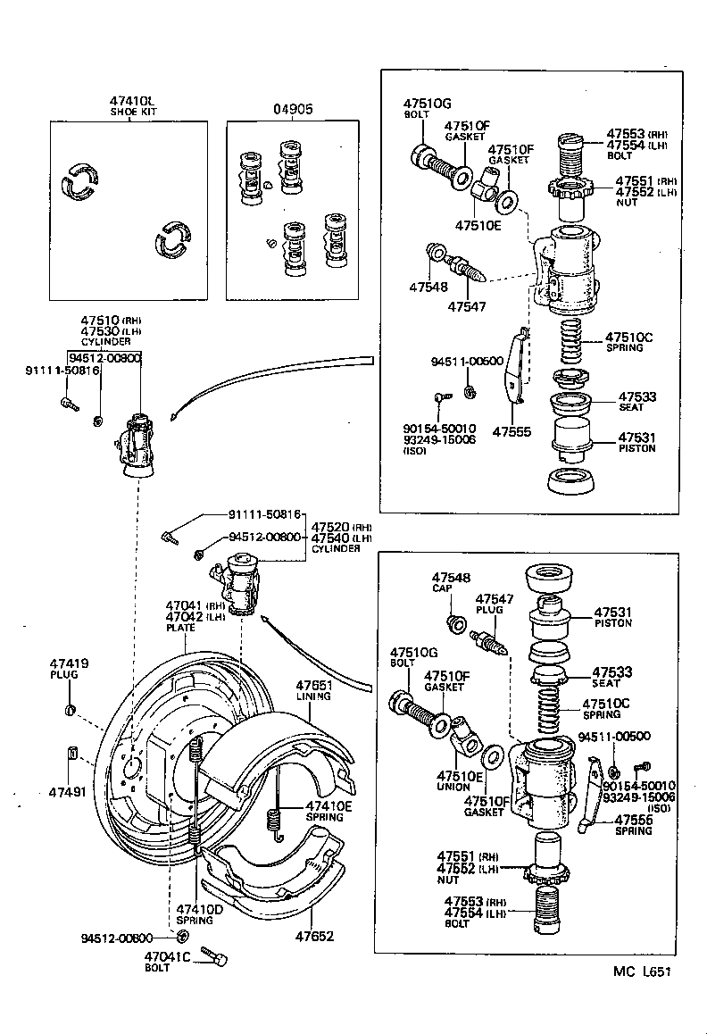 47547-35011 PLUG, BLEEDER(FOR FRONT DRUM BRAKE) product image