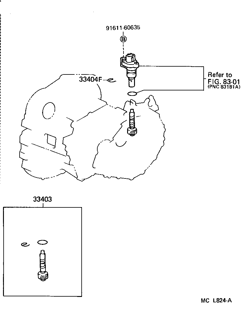 Toyota 33403-39255 GEAR SUB-ASSY, SPEEDOMETER DRIVEN (MTM)