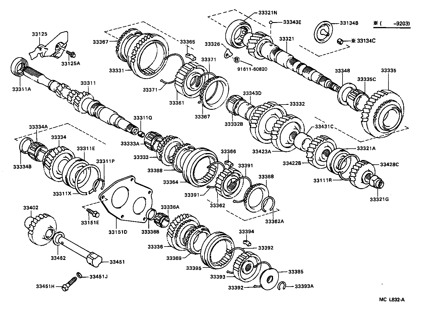 33331-33010 GEAR, REVERSE product image