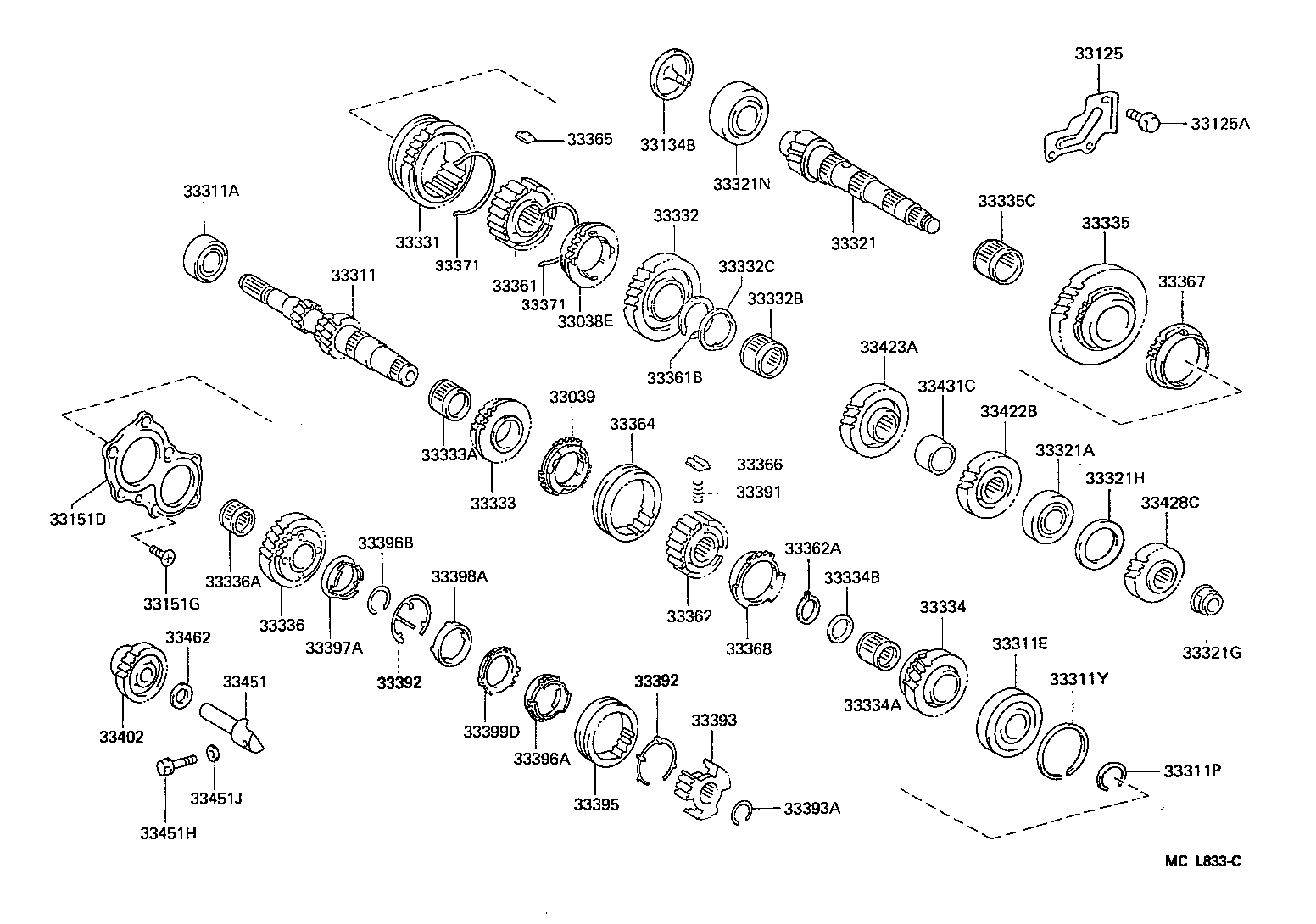 33331-33010 GEAR, REVERSE product image
