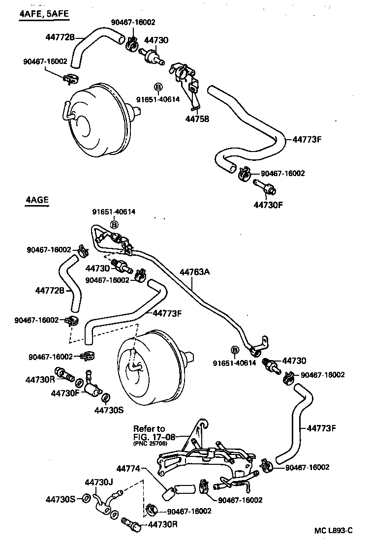 44773-12490 HOSE, UNION TO CHECK VALVE product image
