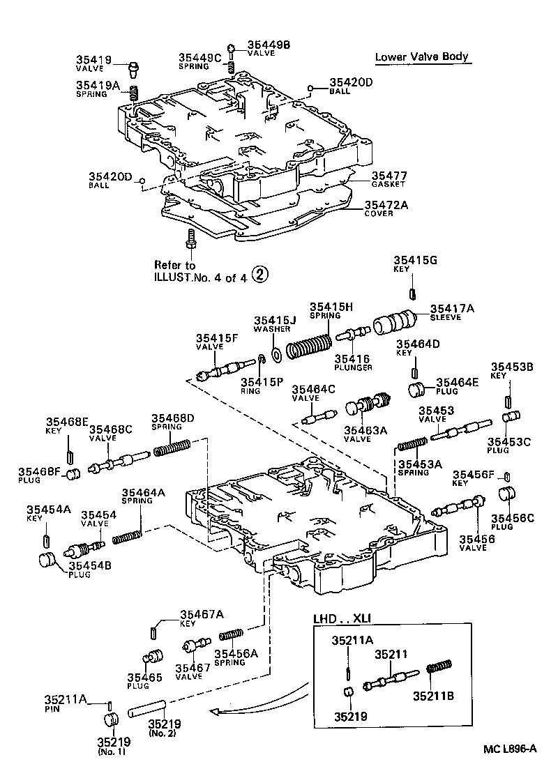 35211-32010 VALVE, LOCK UP SIGNAL product image