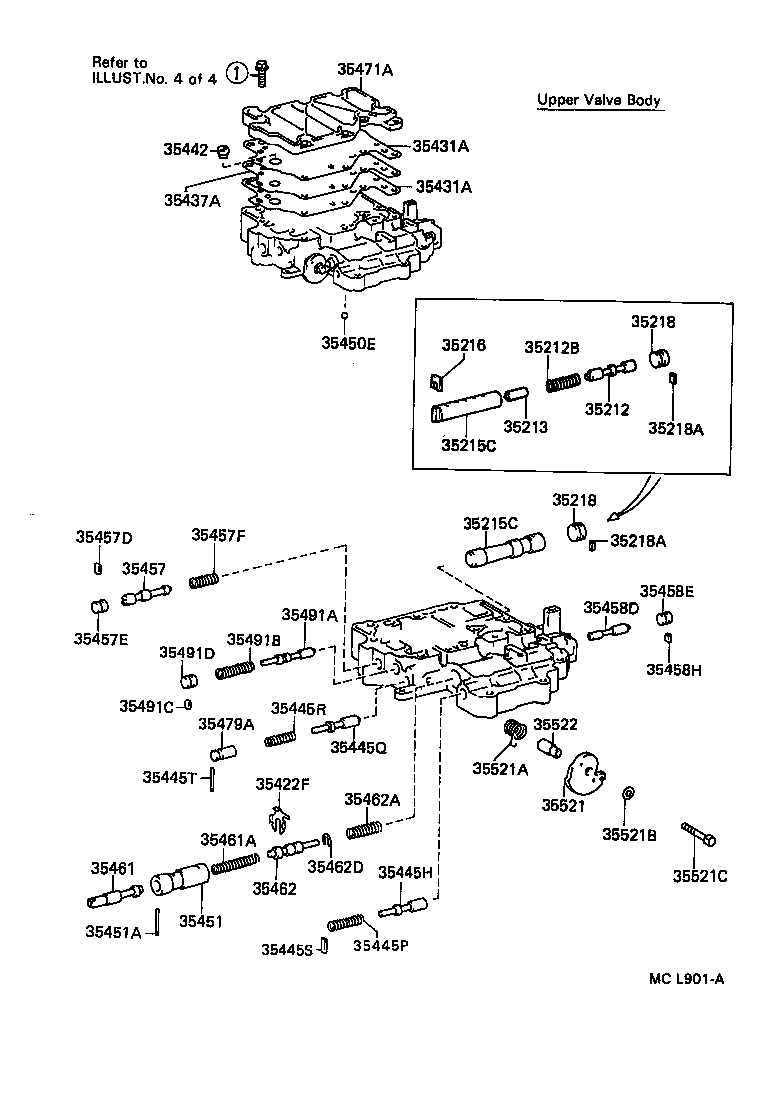 35410-10130 BODY ASSY, TRANSMISSION VALVE product image