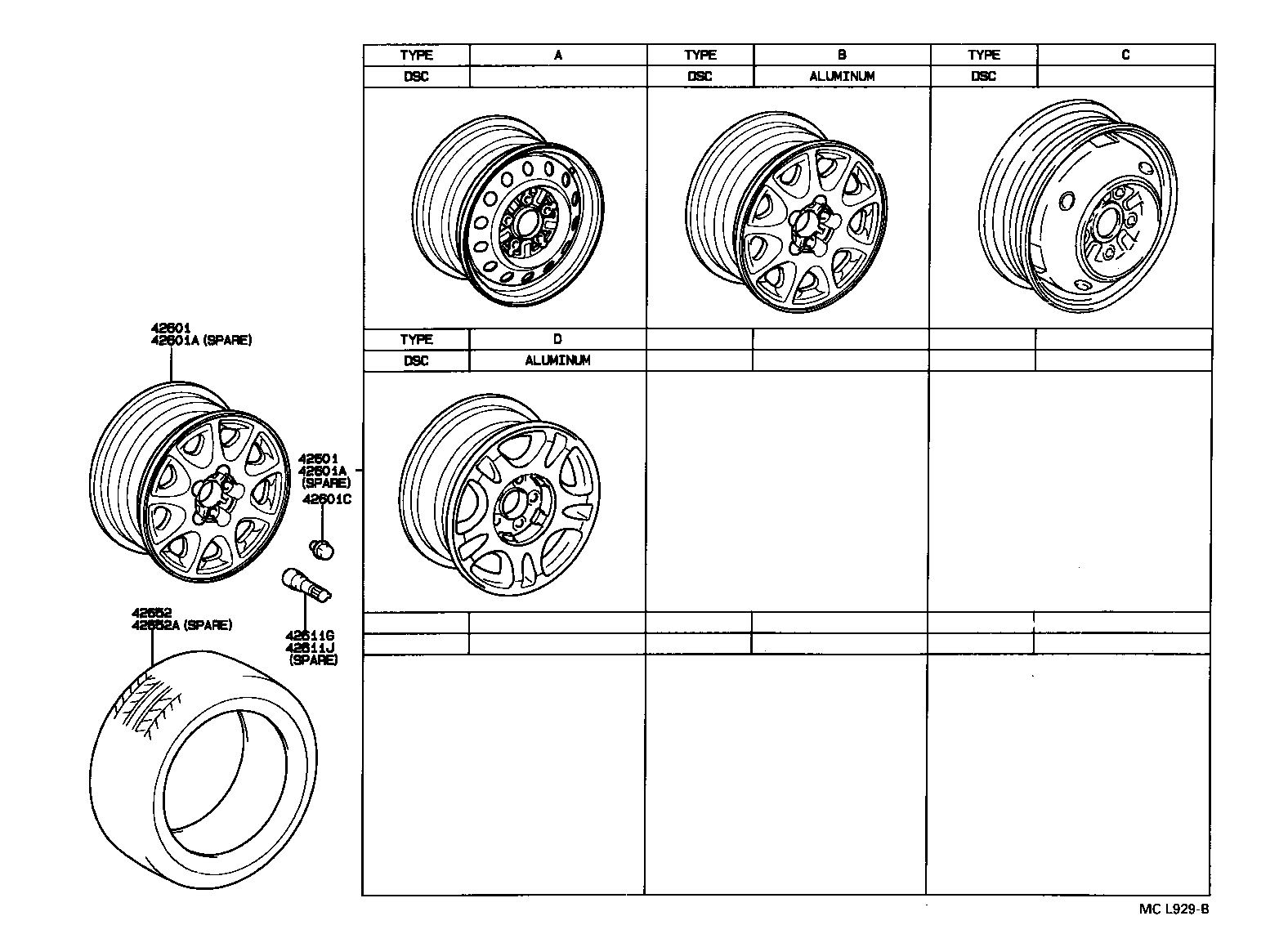 42652-33080 TIRE product image