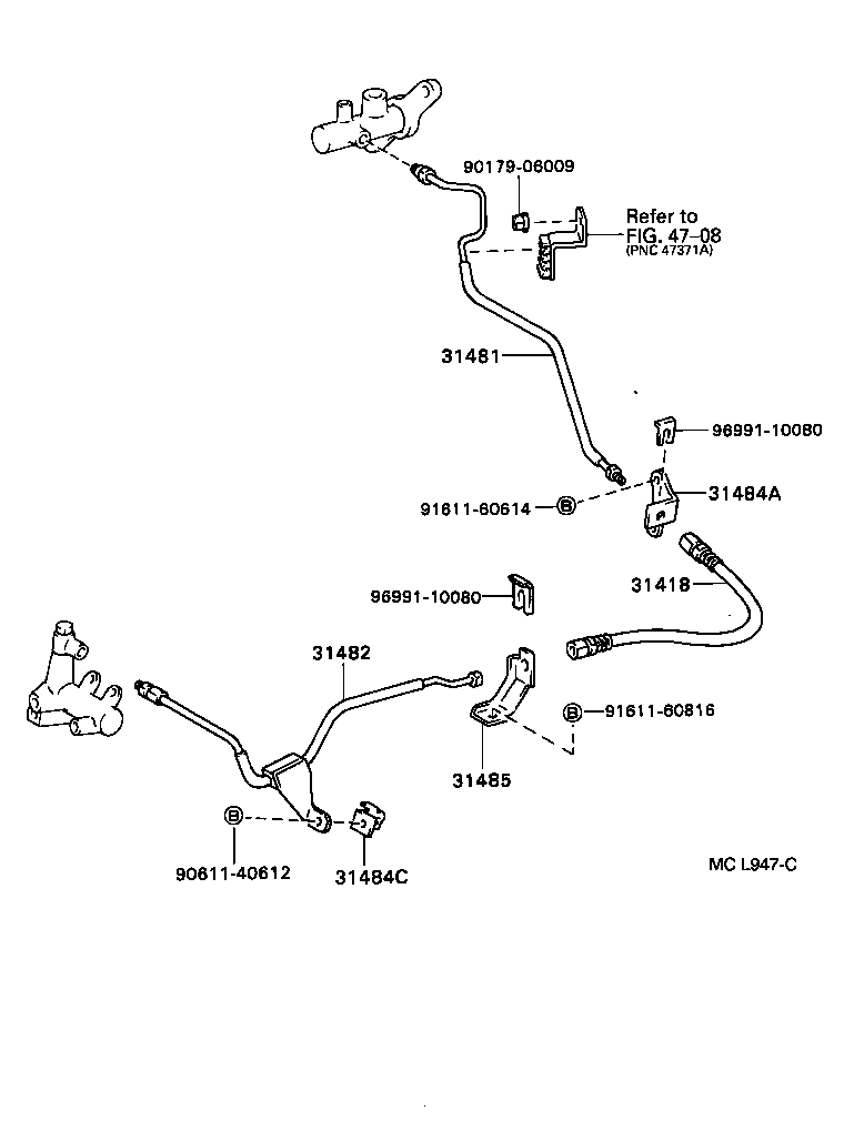 31301-33030 PEDAL SUB-ASSY, CLUTCH product image