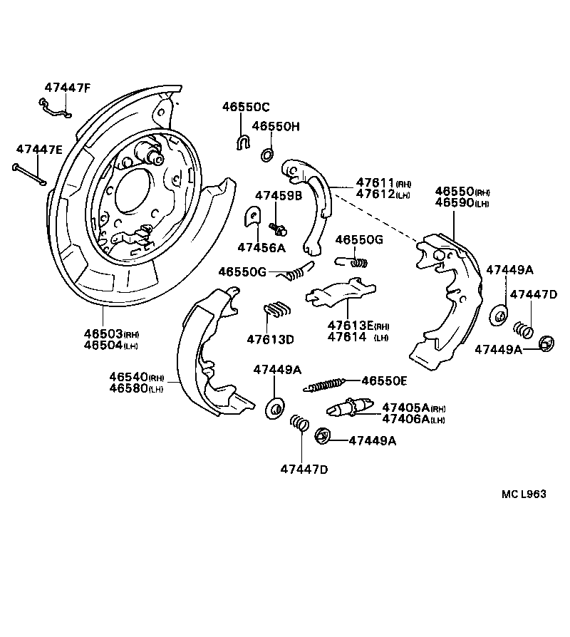 46325-32010 SLEEVE, PARKING BRAKE CABLE product image