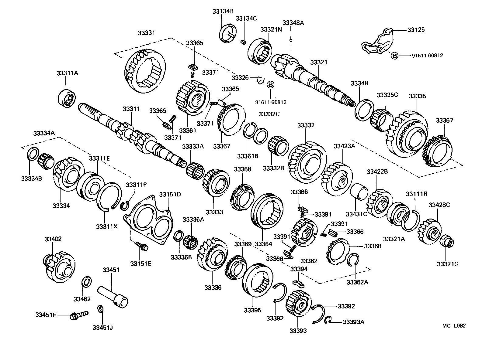 33362-20020 HUB, TRANSMISSION CLUTCH, NO.2 product image