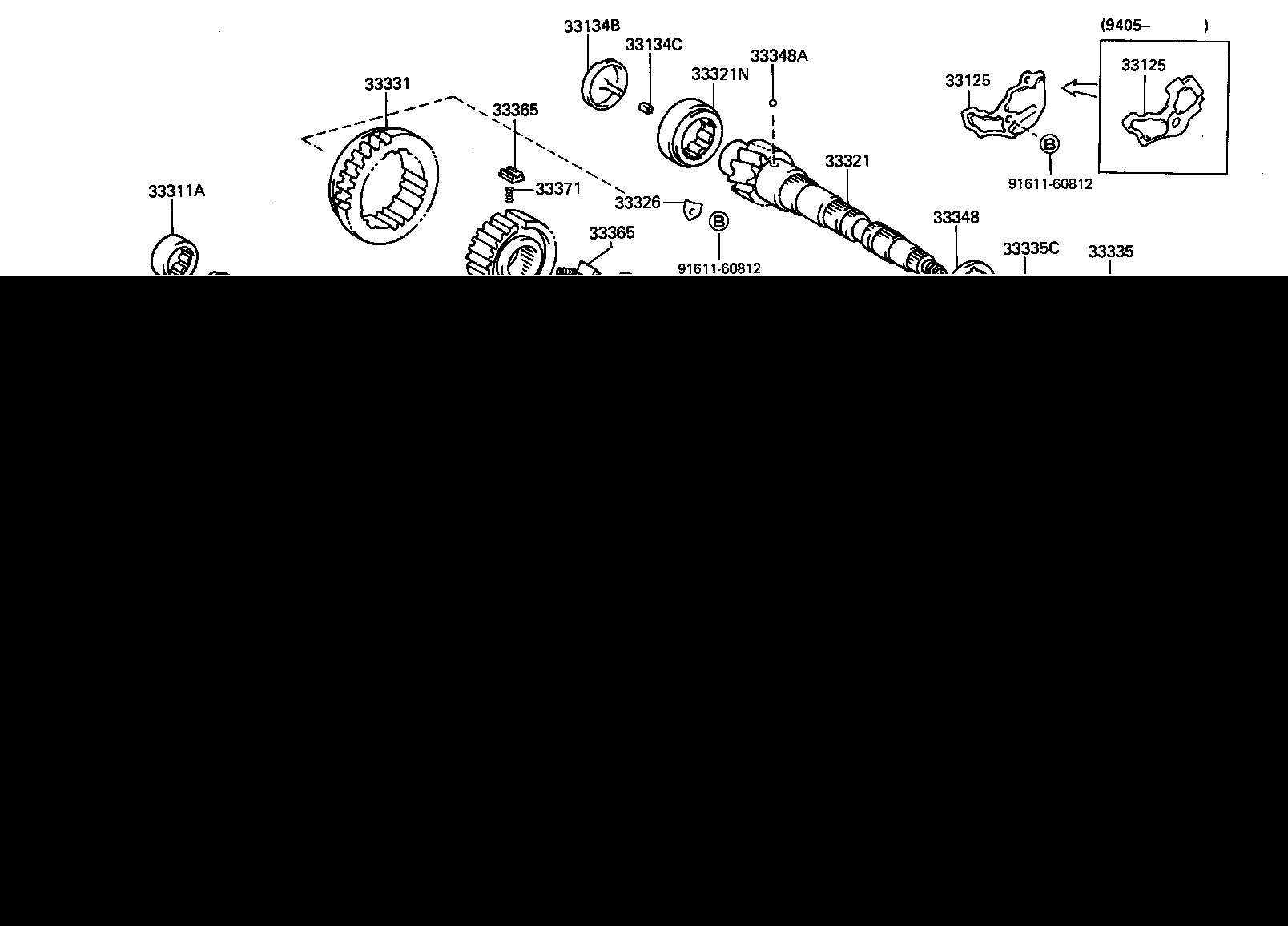 Toyota 33367-12061 RING, SYNCHRONIZER, NO.1