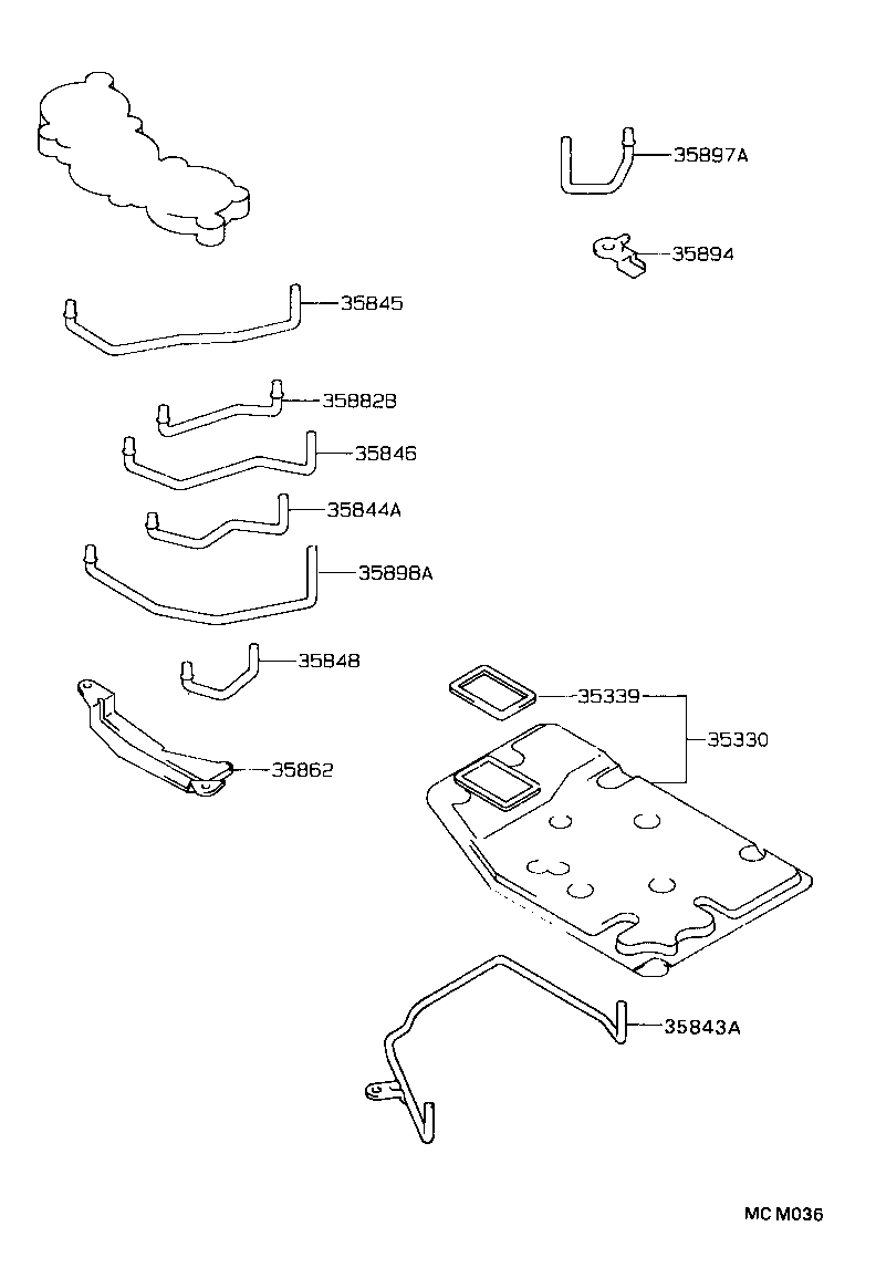 35339-33010 GASKET, OIL STRAINER product image