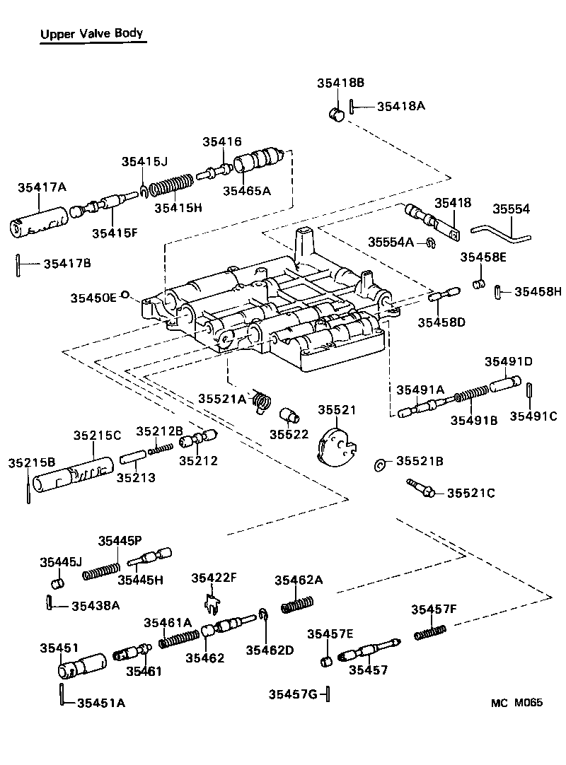 35432-20060 PLATE, VALVE BODY, NO.1 product image