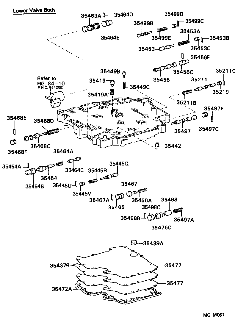 35432-20060 PLATE, VALVE BODY, NO.1 product image