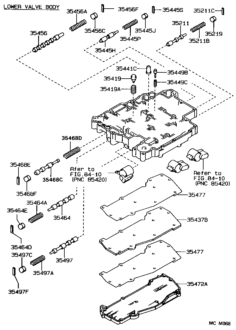 35410-12640 BODY ASSY, TRANSMISSION VALVE product image