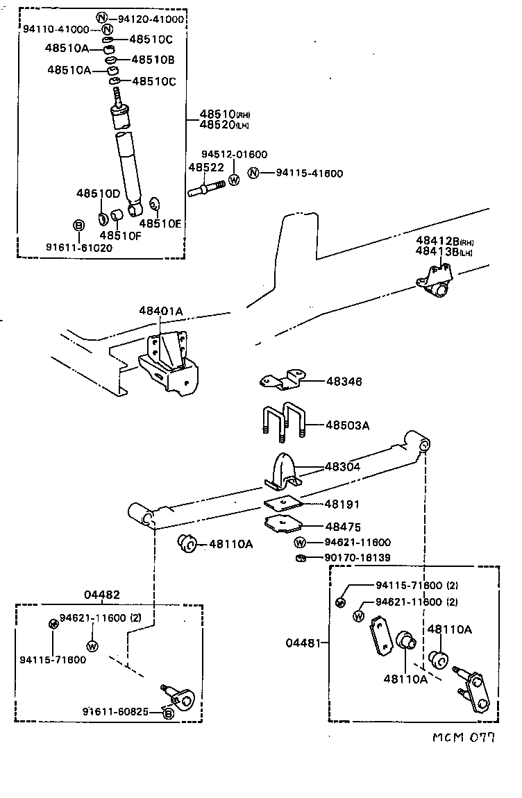 48113-3B470 LEAF, FRONT SPRING, NO.3 product image