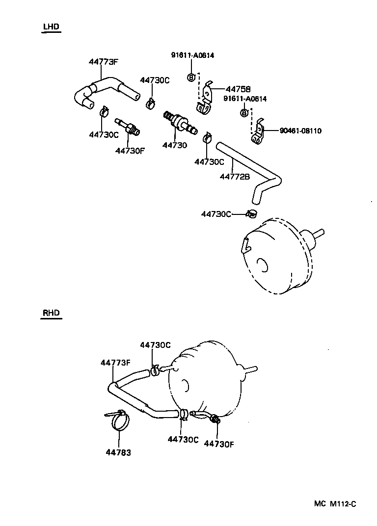 95441-09300 HOSE, UNION TO CONNECTOR TUBE product image