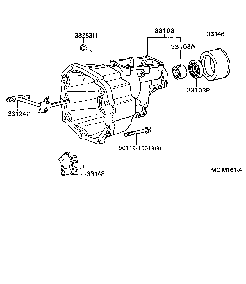 Toyota 33103-35141 HOUSING SUB-ASSY, EXTENSION(MTM)