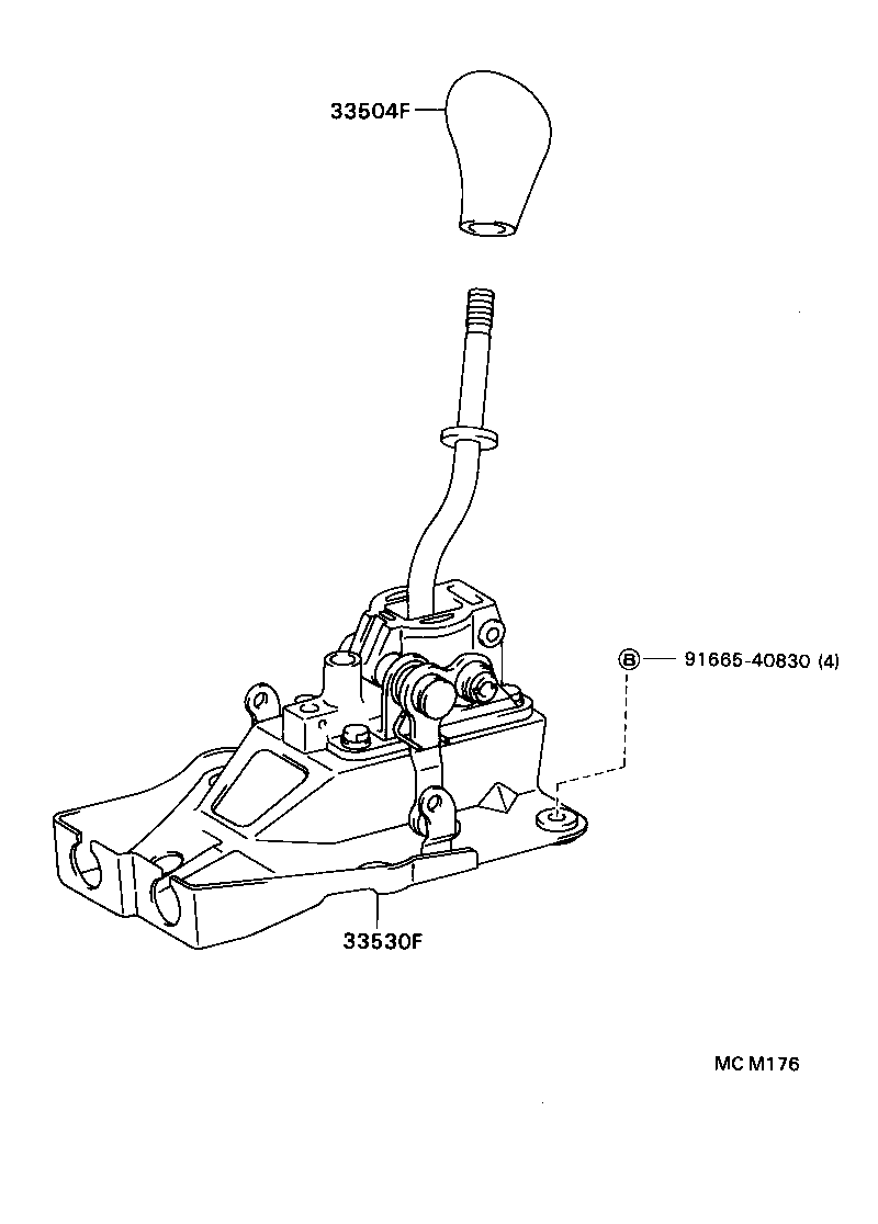 33504-20110-03 KNOB SUB-ASSY, SHIFT LEVER product image