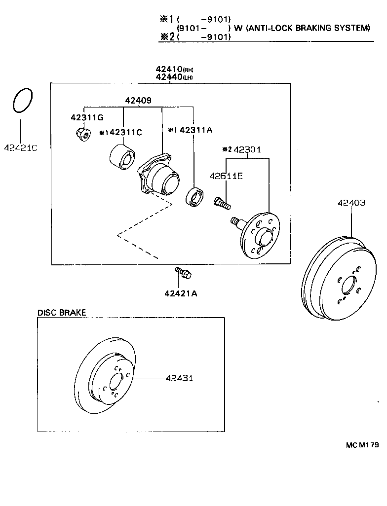 42301-12170 SHAFT SUB-ASSY, REAR AXLE product image