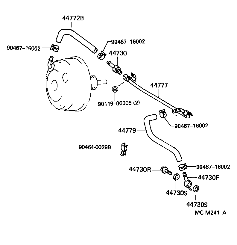 44610-30780 BOOSTER ASSY, BRAKE product image
