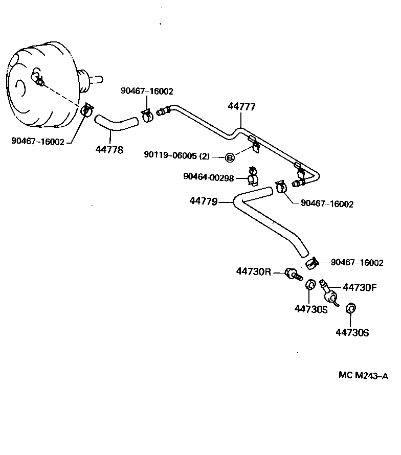 44610-30780 BOOSTER ASSY, BRAKE product image